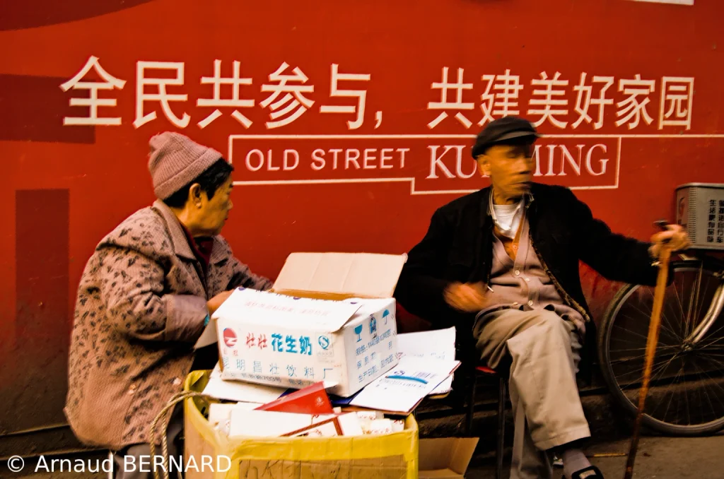 Chinois dans la rue