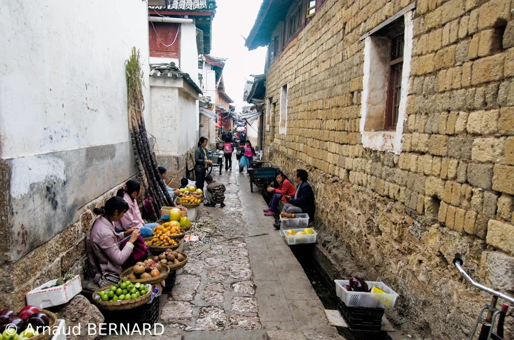 Ruelles commerçantes de Lijiang