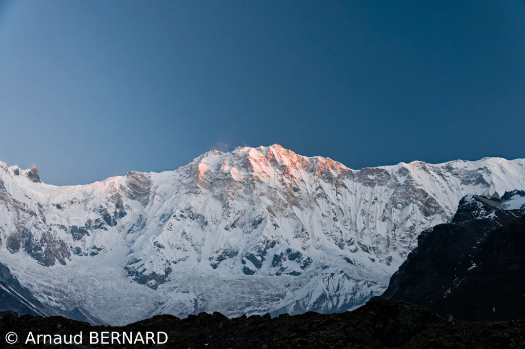 L'Annapurna 1 à l'aube