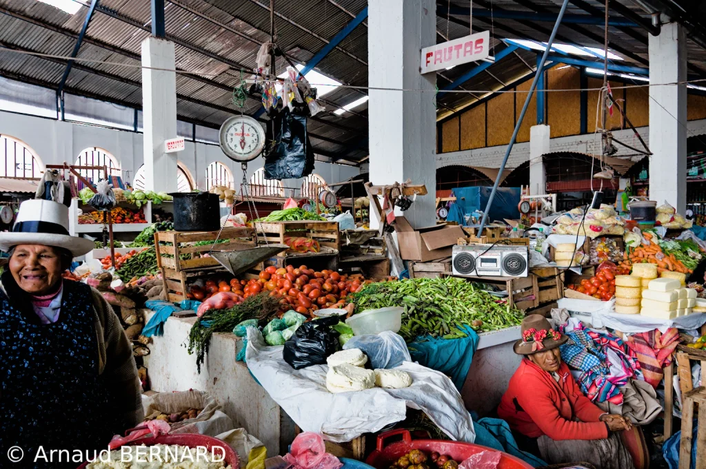 Marché péruvien