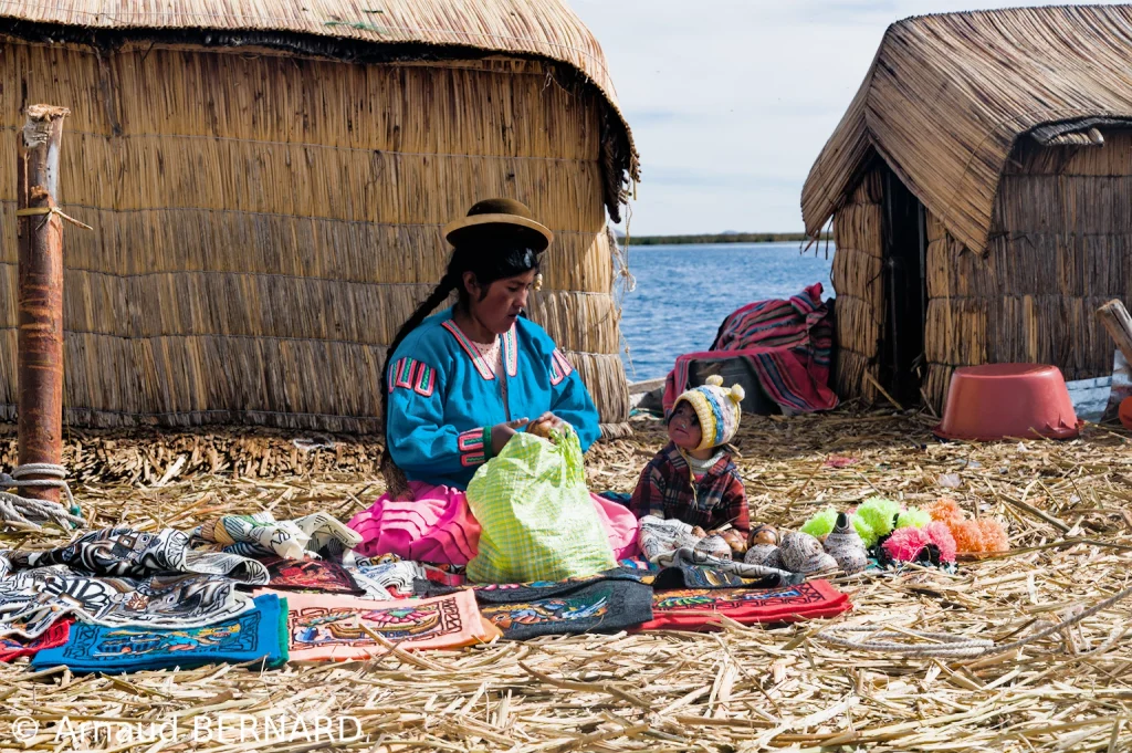 Communauté des Uros sur l'île de Taquile