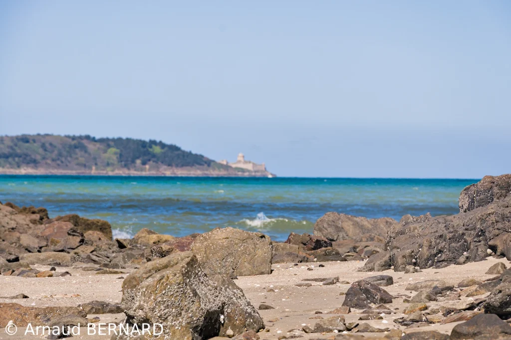 Saint Malo de l'autre coté de la baie de la Fresnaye