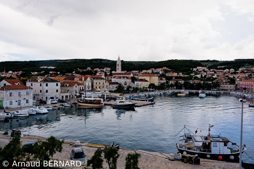 Village au bord de l'Adriatique