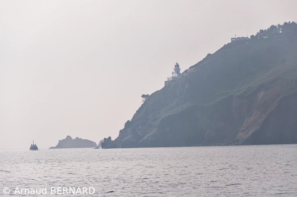 Arrivée sur l'île de Sercq