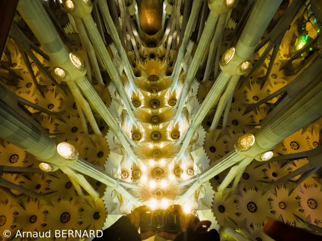 Intérieur de la Sagrada Familia