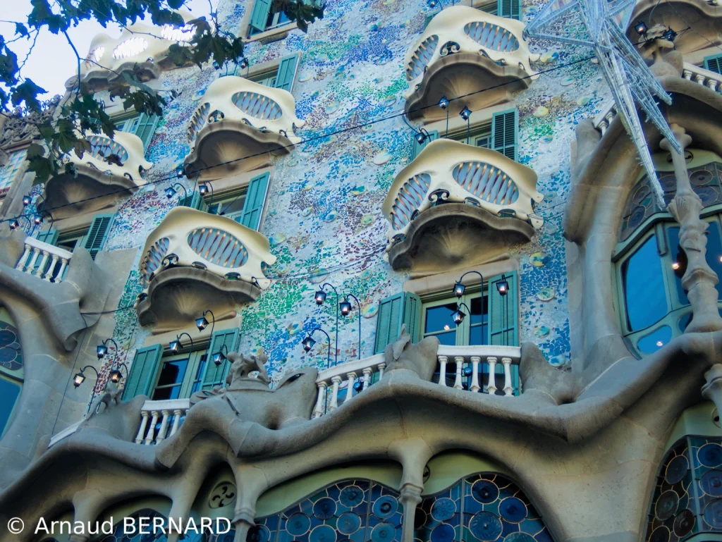Façade d'in immeuble de Gaudi
