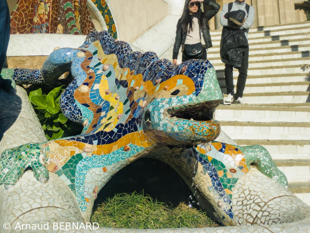 Dans le parc Guell