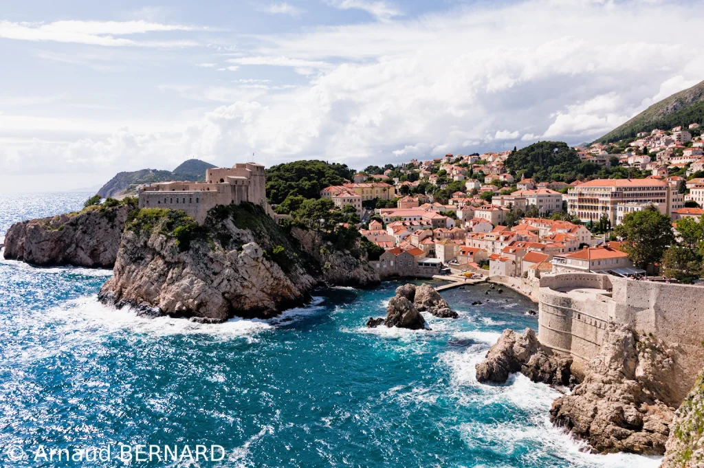 Vue sur la ville de Dubrovnik
