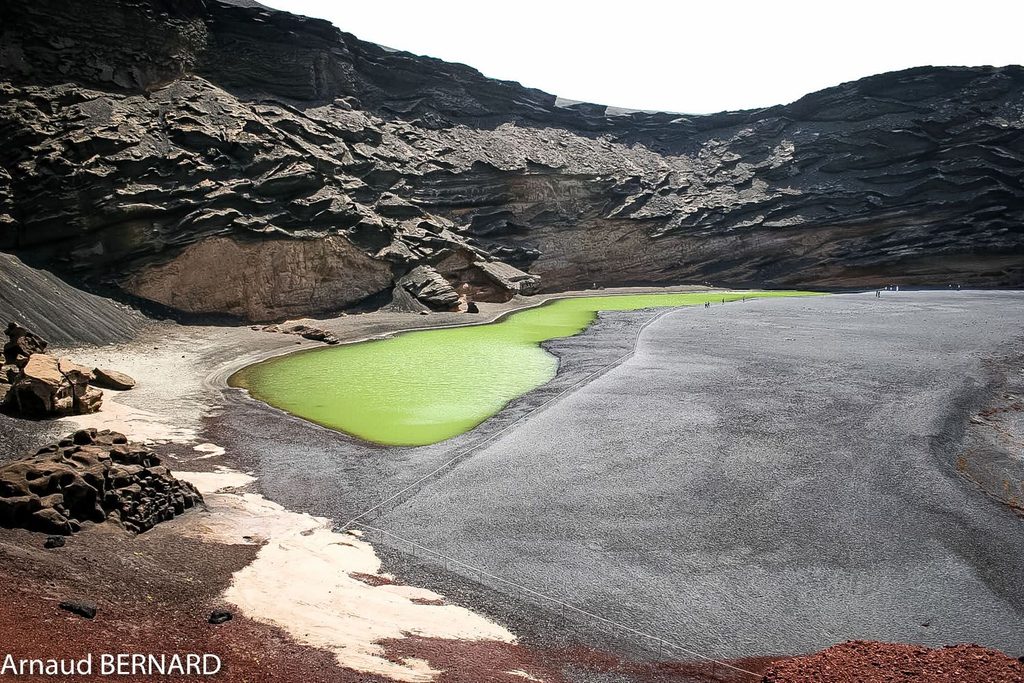Eau verte de Lanzarotte